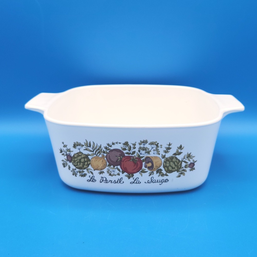 Vintage Corning Ware 1975 Spice of Life 1.5 Qt Casserole Dish A-1 1/2-B